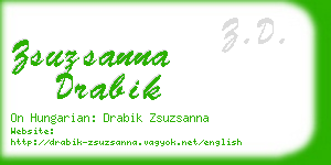 zsuzsanna drabik business card